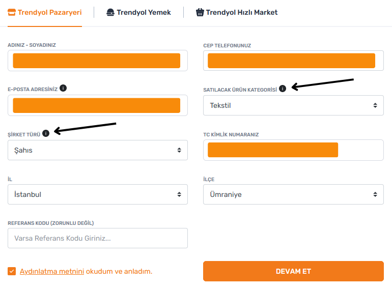 Trendyol'da Satış Yapmak