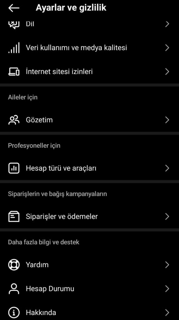 İşletme hesabı adımları