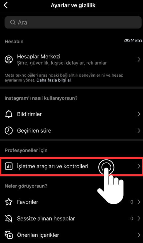 İşletme araçları ve kontrolleri