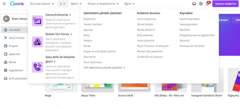 Canva Nasıl Kullanılır ?