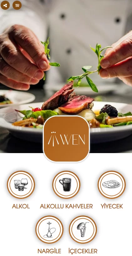Awen Yeşilköy Qr Menü hizmeti